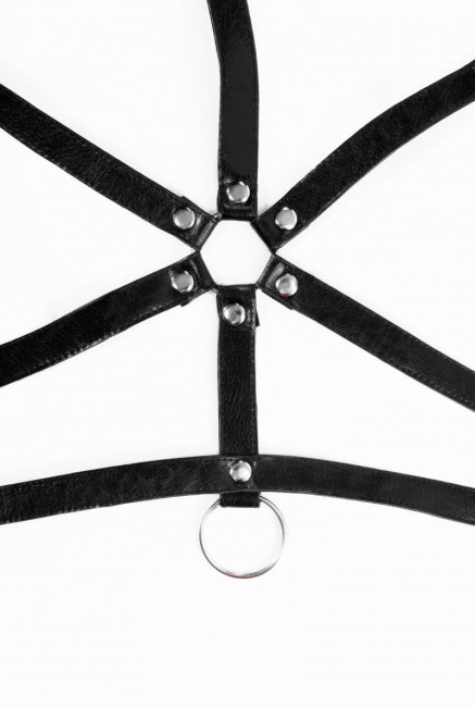 Черная портупея "Микаэлла"