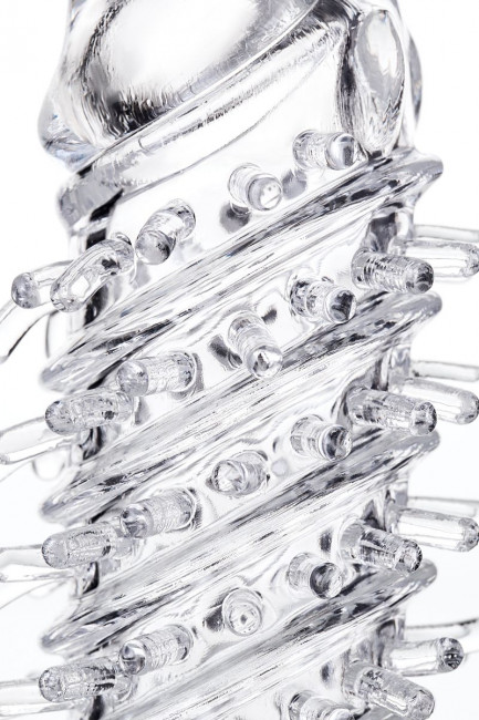 Насадка на пенис TOYFA A-Toys с вибропулей и шипами - 13,4 см. Насадка на пенис TOYFA A-Toys с вибропулей и шипами - 13,4 см.