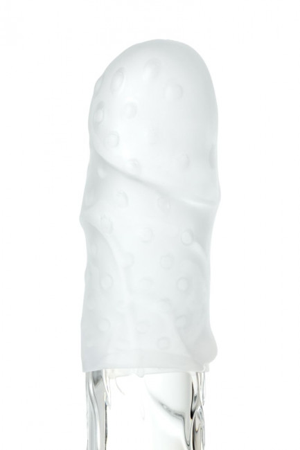 Белый мастурбатор A-Toys Pocket Dotty