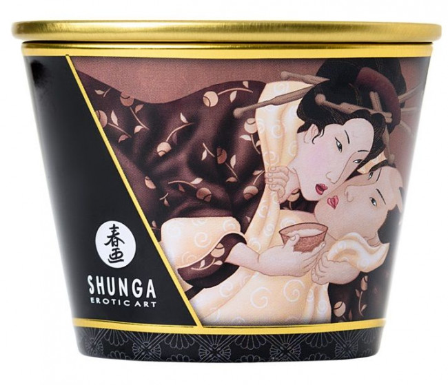 Массажная свеча Intoxicatin Chocolate с ароматом шоколада - 170 мл. Массажная свеча Intoxicatin Chocolate с ароматом шоколада - 170 мл.