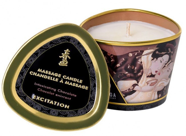 Массажная свеча Intoxicatin Chocolate с ароматом шоколада - 170 мл. Массажная свеча Intoxicatin Chocolate с ароматом шоколада - 170 мл.