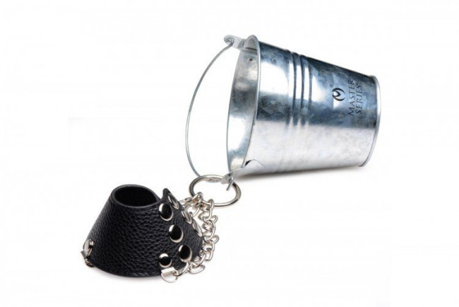 Утяжка на мошонку с ведром для груза Hells Bucket Ball Stretcher