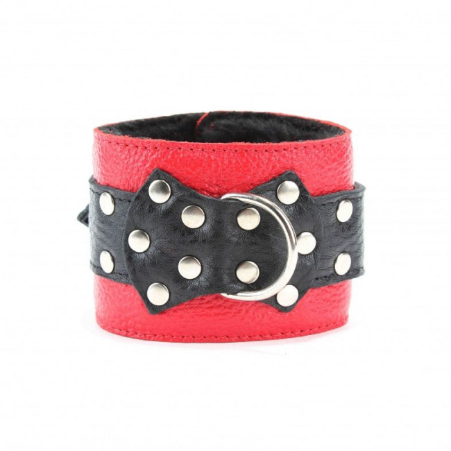 Наручи на пряжке c меховой подкладкой 