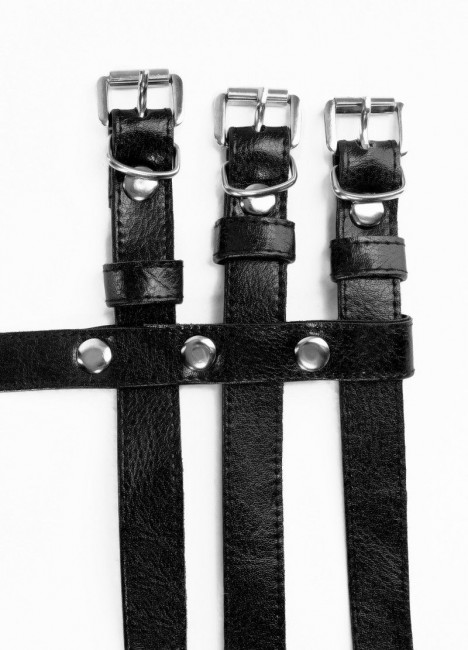 Черная портупея "Хельга"