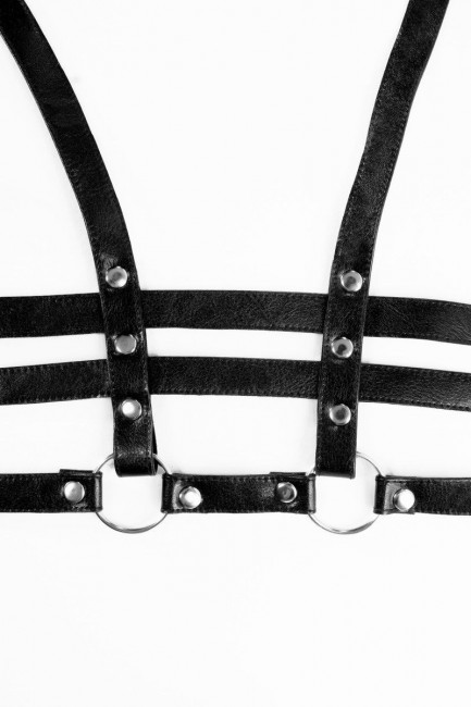 Черная портупея "Хельга"