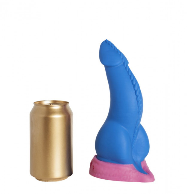 Синий фаллоимитатор "Дракон Эглан Small" - 21 см. Синий фаллоимитатор "Дракон Эглан Small" - 21 см.