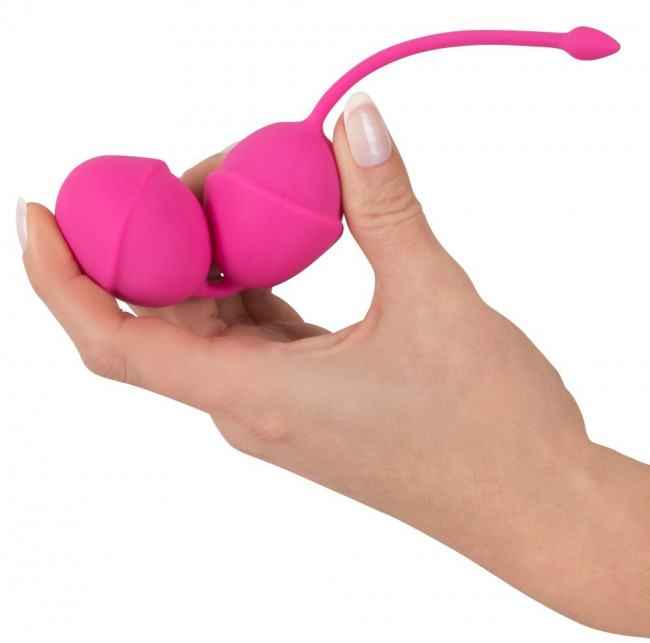 Розовые вагинальные шарики Silicone Love Balls Розовые вагинальные шарики Silicone Love Balls
