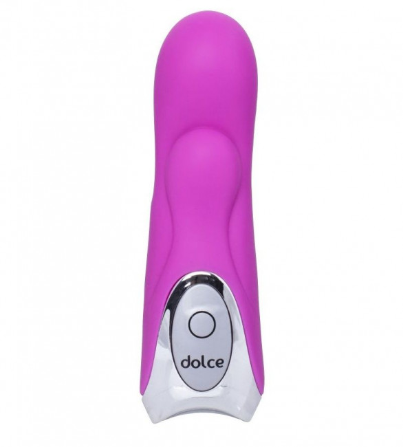 Розовый мини-вибратор Dolce Jaden - 12,5 см. Розовый мини-вибратор Dolce Jaden - 12,5 см.
