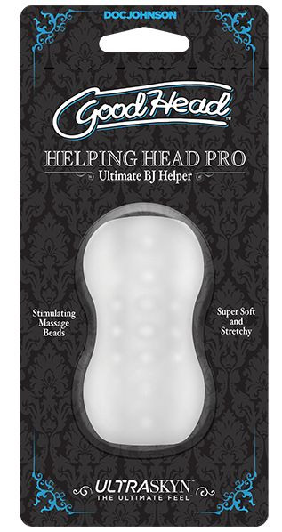 Прозрачный мини-мастурбатор Helping Head Pro Прозрачный мини-мастурбатор Helping Head Pro