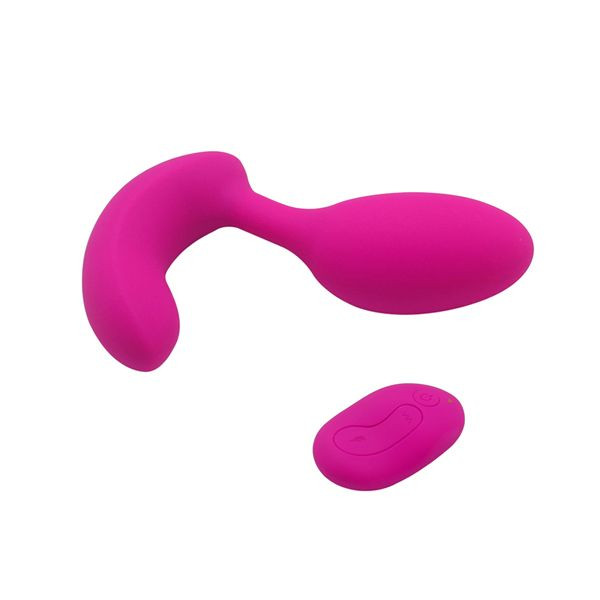Розовый вибратор с пультом ДУ - 14,5 см. Розовый вибратор с пультом ДУ - 14,5 см.