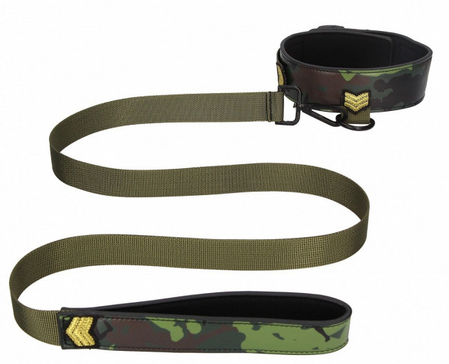Ошейник с поводком Collar With Leash Army Theme Ошейник с поводком Collar With Leash Army Theme