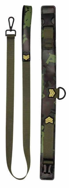 Ошейник с поводком Collar With Leash Army Theme Ошейник с поводком Collar With Leash Army Theme