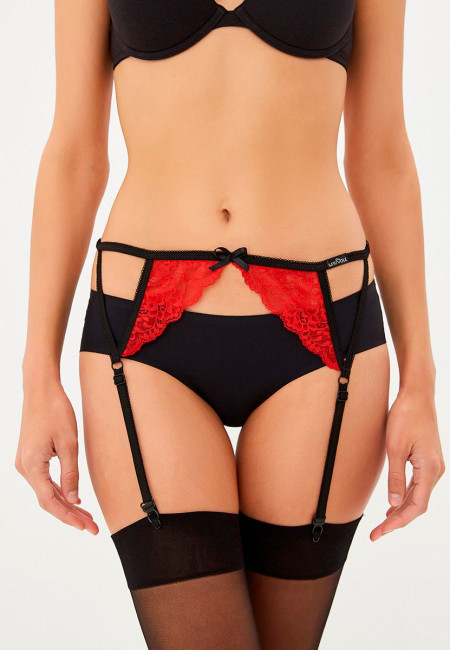 Интригующий кружевной пояс для чулок Интригующий кружевной пояс для чулок