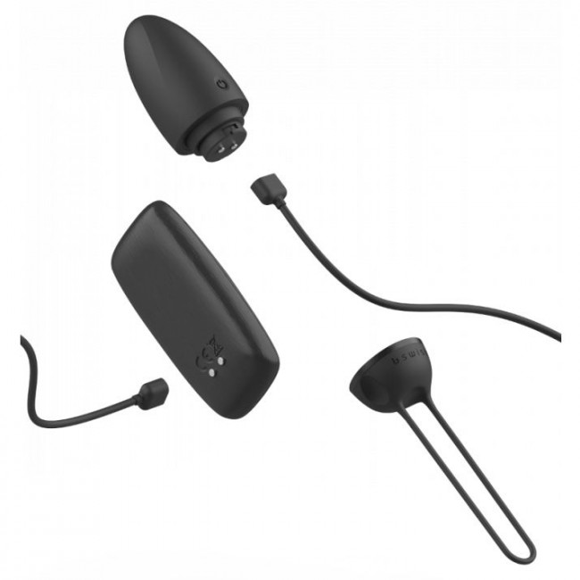 Черное виброяйцо Bnaughty Premium Unleashed с пультом ДУ Черное виброяйцо Bnaughty Premium Unleashed с пультом ДУ