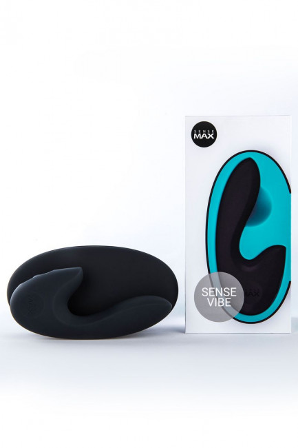 Нереалистичный вибратор Sense Max с клиторальным отростком - 16 см. Нереалистичный вибратор Sense Max с клиторальным отростком - 16 см.