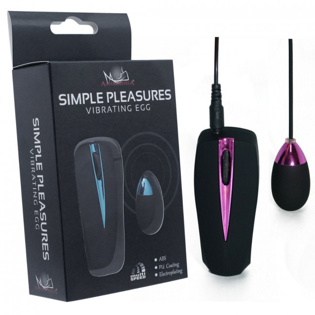 Черное виброяйцо Simple Pleasures Vibrating Egg Черное виброяйцо Simple Pleasures Vibrating Egg