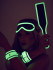 Светящийся в темноте БДСМ-набор Fetish Set Glow in the Dark