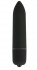 Чёрная удлинённая вибропуля Power Bullet Black - 8,3 см.