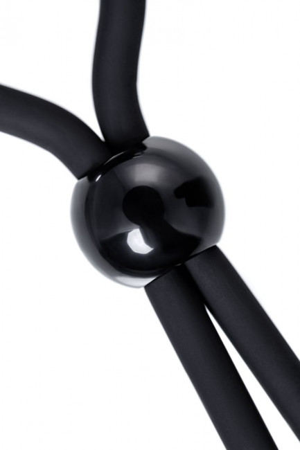 Черное эрекционное лассо Ect с виброэлементом Черное эрекционное лассо Ect с виброэлементом