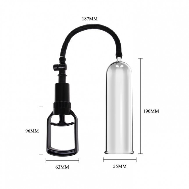 Вакуумная помпа со сменными насадками - 19 см. Вакуумная помпа со сменными насадками - 19 см.