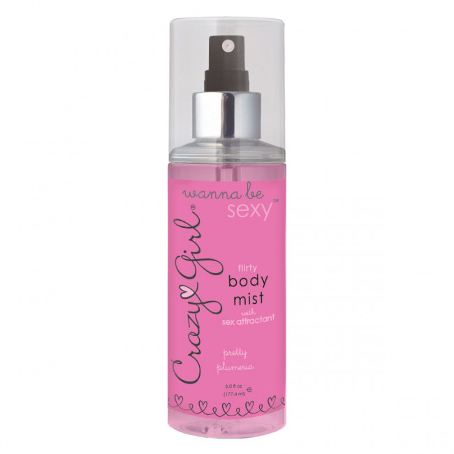 Парфюмерный спрей с феромонами CRAZY GIRL Pretty Plumeria - 177 мл.