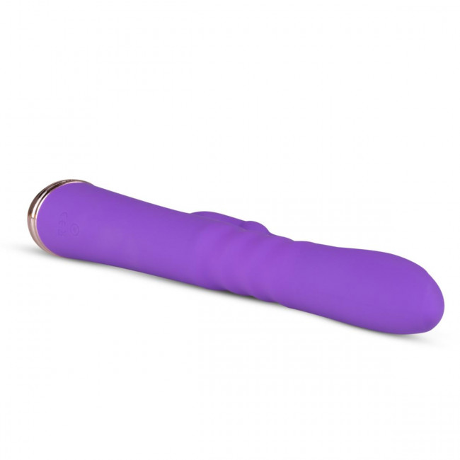 Фиолетовый вибратор-кролик The Queen Thrusting Vibrator - 29 см. Фиолетовый вибратор-кролик The Queen Thrusting Vibrator - 29 см.