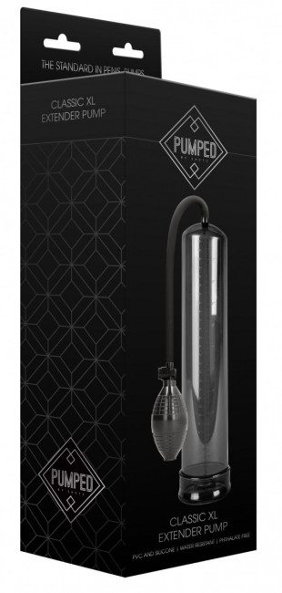Черная вакуумная помпа Classic XL Extender Pump Черная вакуумная помпа Classic XL Extender Pump