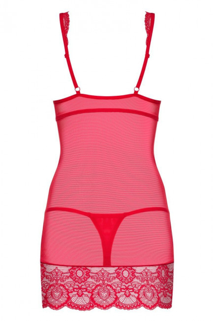 Полупрозрачная облегающая сорочка с лифом на косточках Полупрозрачная облегающая сорочка с лифом на косточках