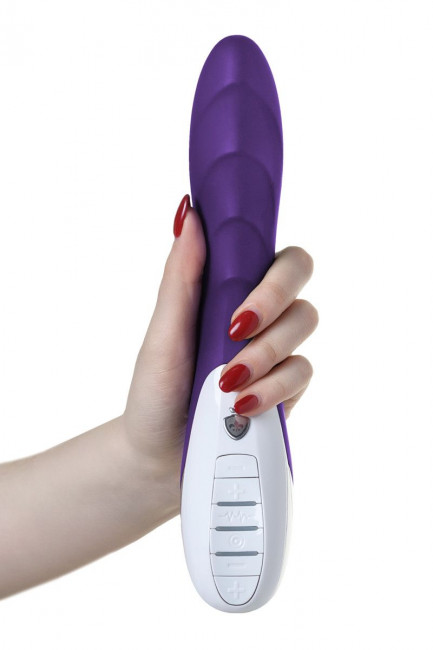 Фиолетовый вибратор Mystim Sassy Simon - 27 см. Фиолетовый вибратор Mystim Sassy Simon - 27 см.