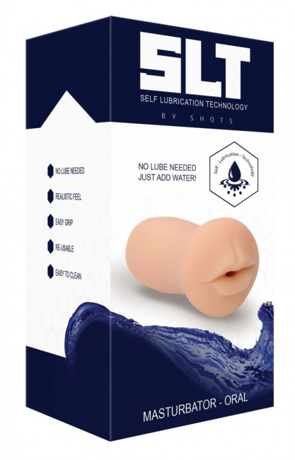 Телесный мастурбатор-ротик с эффектом смазки Oral Телесный мастурбатор-ротик с эффектом смазки Oral