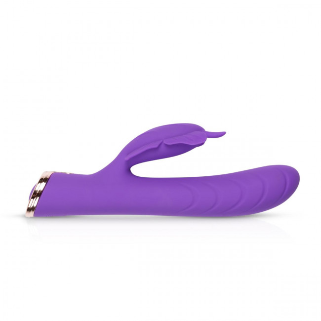 Фиолетовый вибратор-кролик The Princess Butterfly Vibrator - 20,5 см. Фиолетовый вибратор-кролик The Princess Butterfly Vibrator - 20,5 см.