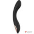Черный вибратор с пультом-часами Anne s Desire Curve G-Spot Vibe Wireless Watchme - 20,5 см.