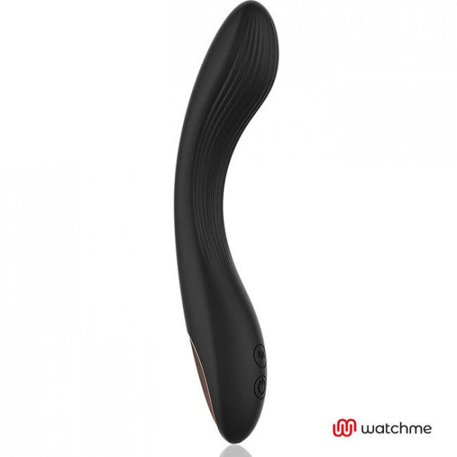 Черный вибратор с пультом-часами Anne s Desire Curve G-Spot Vibe Wireless Watchme - 20,5 см. Черный вибратор с пультом-часами Anne s Desire Curve G-Spot Vibe Wireless Watchme - 20,5 см.
