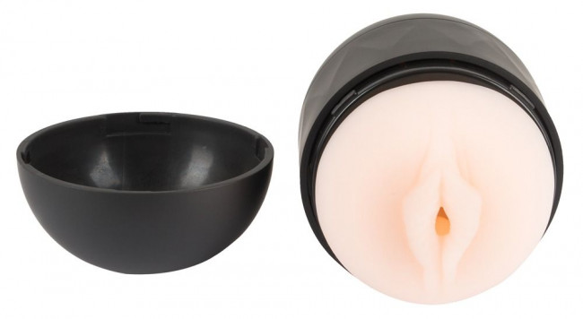 Телесный двусторонний мини-мастурбатор Double Stroker Телесный двусторонний мини-мастурбатор Double Stroker