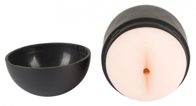 Телесный двусторонний мини-мастурбатор Double Stroker Телесный двусторонний мини-мастурбатор Double Stroker