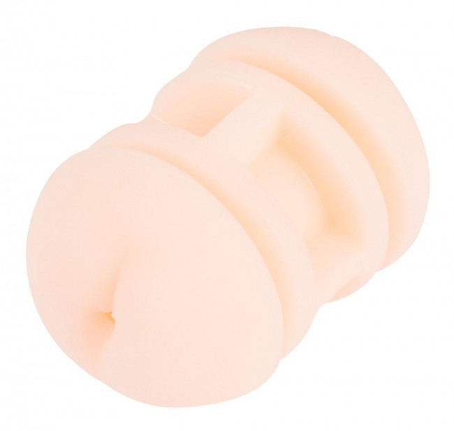 Телесный двусторонний мини-мастурбатор Double Stroker Телесный двусторонний мини-мастурбатор Double Stroker