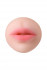 Телесный двусторонний мастурбатор Pretty Mouth - ротик и вагина 