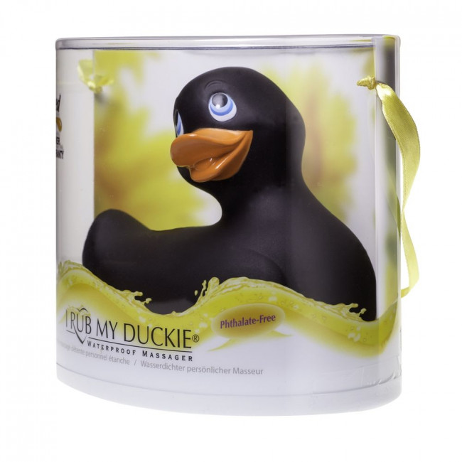Чёрный вибратор-утенок I Rub My Duckie Чёрный вибратор-утенок I Rub My Duckie