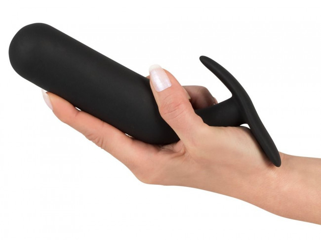 Черная утяжеленная анальная пробка Anal Trainer Medium - 18 см. Черная утяжеленная анальная пробка Anal Trainer Medium - 18 см.