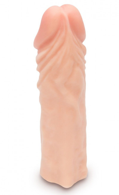 Насадка для члена фаллической формы из био-кожи - 13,5 см. Насадка для члена фаллической формы из био-кожи - 13,5 см.