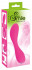Розовый силиконовый вибратор G-Punkt-Vibrator - 16,7 см.