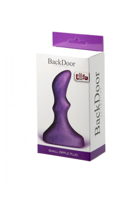 Фиолетовый анальный стимулятор Small ripple plug - 10 см. Фиолетовый анальный стимулятор Small ripple plug - 10 см.