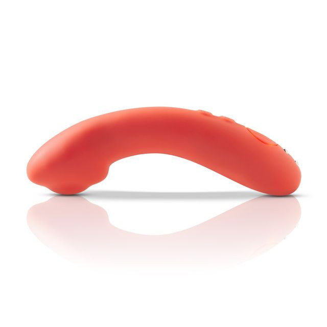 Оранжевый изогнутый вибратор Drift с подогревом - 13,8 см. Оранжевый изогнутый вибратор Drift с подогревом - 13,8 см.