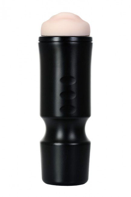 Мастурбатор-ротик A-Toys в черной колбе Мастурбатор-ротик A-Toys в черной колбе