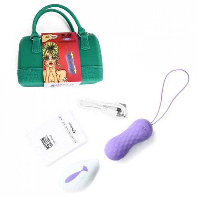 Фиолетовые вагинальные шарики Remote Controlled Motion Love Balls Jivy Фиолетовые вагинальные шарики Remote Controlled Motion Love Balls Jivy