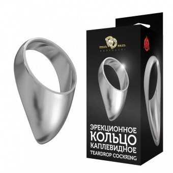 Большое каплевидное эрекционное кольцо TEARDROP COCKRING 