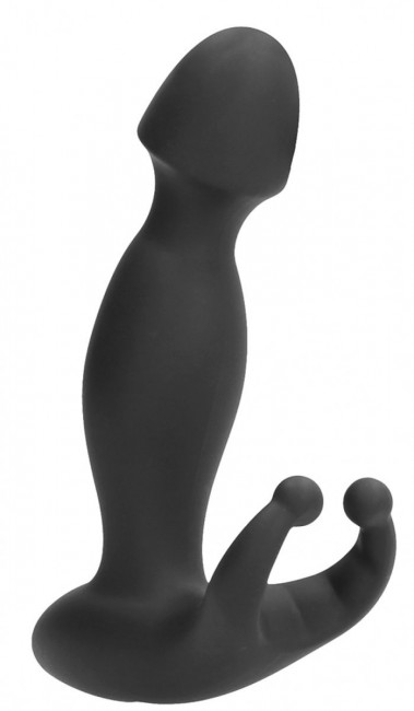 Черный массажер простаты N 65 P-Spot Vibrator - 13,5 см. Черный массажер простаты N 65 P-Spot Vibrator - 13,5 см.