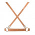 Коричневая портупея MAZE X HARNESS BROWN