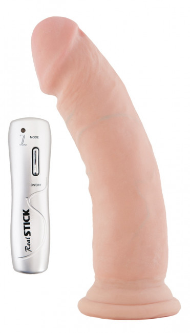 Вибратор на присоске с 7 режимами вибрации - 18 см. Вибратор на присоске с 7 режимами вибрации - 18 см.