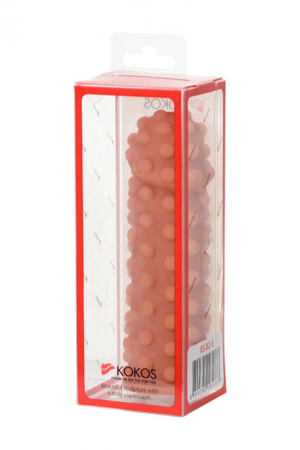 Насадка на фаллос с бугорками по поверхности Extreme Sleeve 002 M-size - 14,7 см. Насадка на фаллос с бугорками по поверхности Extreme Sleeve 002 M-size - 14,7 см.